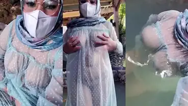 Bokep Indo Jilboobrs Bajunya Transparan di Kolam